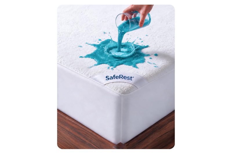 SafeRest waterproof mattress protector