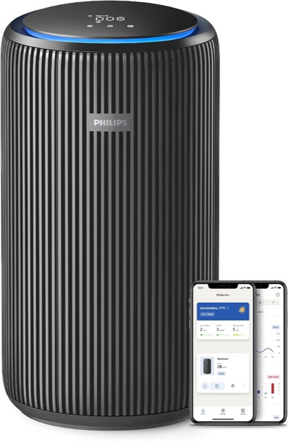 Purificateur Philips série 4200 noir avec son application
